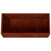 vidaXL Fioriera 62x30x29 cm Acciaio Corten