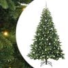 vidaXL Albero di Natale artificiale con 300 LED Verde 210 cm PE e PVC