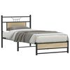 vidaXL Giroletto senza Materasso Rovere Sonoma 90x200 cm in Truciolato