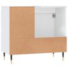 vidaXL Armadietto da Bagno Bianco 65x33x60 cm in Legno Multistrato