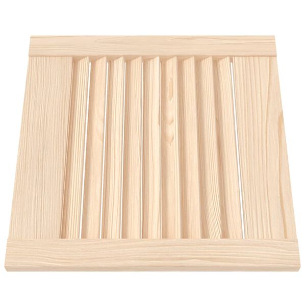 vidaXL Ante con Design a Lamelle 4 pz 39,5x39,4 cm in Legno di Pino