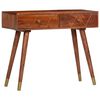 vidaXL Tavolo Consolle 90x35x76 cm in Legno Massello d'Acacia