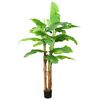 vidaXL Albero di Banane Artificiale con Vaso 300 cm Verde