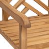 vidaXL Sedia da Giardino 2 pcs 60 x 58 x 90 cm Legno di teak solido