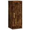vidaXL Mobile a Parete Rovere Fumo 34,5x34x90 cm in Legno Multistrato