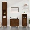 vidaXL Armadietto Bagno Rovere Marrone 65x33x60cm in Legno Multistrato