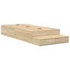 vidaXL Struttura letto con contenitore con porta Rovere Sonoma 90 cm