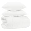 vidaXL Set di piumoni 200 x 200 cm No Cotone, Bamb&ugrave;, Poliestere Bianco