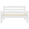 vidaXL Dormeuse Estraibile senza Materasso Bianca Legno Pino 90x200 cm