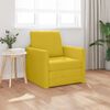 vidaXL Divano letto 60cm Giallo Scuro Velluto