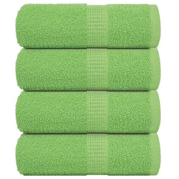 vidaXL Asciugamani FROGN 4 pz Verde Mela 30x30 cm 360 g/m&sup2;