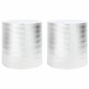 vidaXL Riflettore di calore per termosifoni 2 pz Argento 25 x 0,5 m