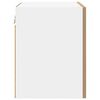 vidaXL Armadio pensile Rovere Artigiano e Bianco 40 x 31 x 40 cm