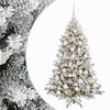 vidaXL Albero di Natale Artificiale con Palline 120 cm 150 LED