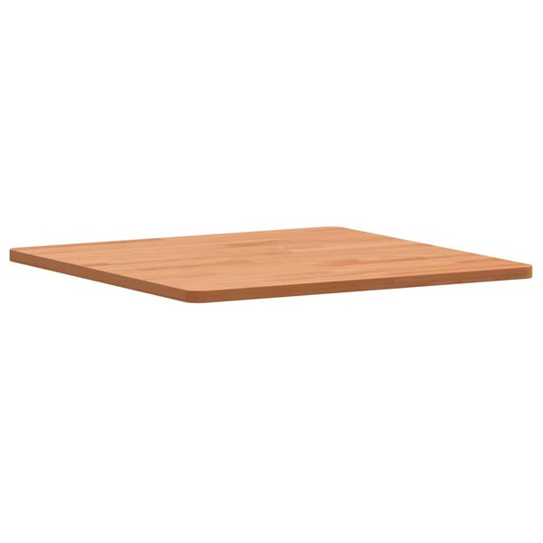 vidaXL Piano per Tavolo 50x50x1,5 cm Quadrato Legno Massello di Faggio