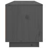 vidaXL Mobile Porta TV Grigio 100x34x40 cm in Legno Massello di Pino