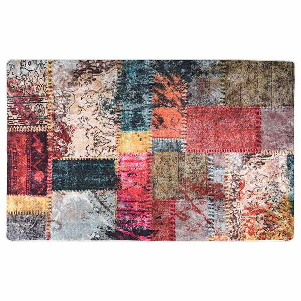 vidaXL Tappeto Lavabile Patchwork 160x230 cm Multicolore