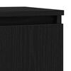 vidaXL Credenza con Cassetto Rovere Nero 71x35x65 cm Legno Multistrato