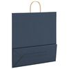 vidaXL Sacchetti di Carta 50 pz con Manici Blu 45x17x48 cm