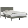 vidaXL Struttura del letto Grigio Chiaro 160 x 200 cm Tessuto in Cords