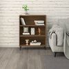 vidaXL Credenza Rovere Marrone 69,5x32,5x90 cm in Legno Multistrato