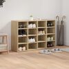 vidaXL Mobile per scarpe Rovere Sonoma 103 x 30 x 67 cm