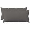 vidaXL Federa 2 pz HEERLEN Grigio Chiaro 40 x 70 cm Tessuto