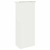 vidaXL Cassetta per pacchi Bianco 44.5 x 29 x 110.5 cm Acciaio