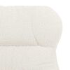 vidaXL poltrona Crema 69 x 74 x 93 cm Tessuto Sherpa