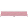 vidaXL Letto a molle con materasso Rosa 80 x 220 cm Tessuto