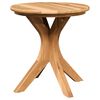 vidaXL Tavolo laterale Marrone 40 x 40 x 41 cm Legno di teak solido