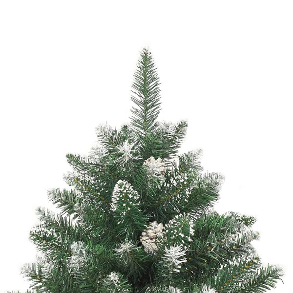 vidaXL Albero di Natale Artificiale con Base 240 cm PVC