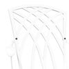 vidaXL Sedia da Giardino 2 pcs Bianco 53 x 51 x 88,5cm Alluminio