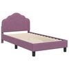 vidaXL Struttura letto bambini con testata Viola 80 x 160 cm Velluto