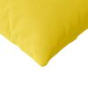 vidaXL Cuscini da Divano 2 pcs Giallo Chiaro 145 x 40 cm Tessuto