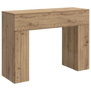 vidaXL Tavolino da salotto Rovere Artigianale 102 x 35 x 75 cm