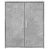 vidaXL Credenza Grigio Cemento 60x31x70 cm in Legno Multistrato