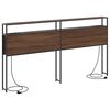 vidaXL Testata contenitore Rovere marrone Legno ingegnerizzato