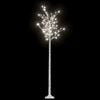 vidaXL Albero Natale 220 LED 2,2m Salice Bianco Freddo Interno Esterno