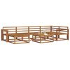 vidaXL Set di divani da esterno 7 pcs Naturale