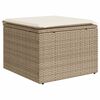 vidaXL Set Divano da Giardino 4 pz con Cuscini Beige in Polyrattan