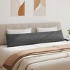 vidaXL Cuscini da Divano 2 pcs Grigio scuro 200 x 40 cm