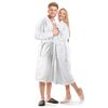 vidaXL Accappatoio di Spugna Unisex Cotone 100% Bianco L