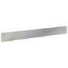 vidaXL Bordura per Prato 10 pcs 100 x 12 cm Acciaio Argento