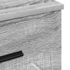 vidaXL Armadio da Notte con cassetto Grigio sonoma 38 x 38 x 66 cm