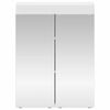vidaXL Mobiletto per specchio da bagno TULUM Bianco 60 x 16,5 x 78 cm