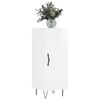 vidaXL Credenza Bianco Lucido 34,5x34x90 cm in Legno Multistrato