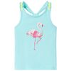 vidaXL Canotta da Bambina Menta Chiaro 128