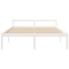 vidaXL Letto per Anziani Bianco 180x200 cm Super King Legno di Pino