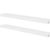 vidaXL Mensole a Parete 4 pz Bianche 100 cm